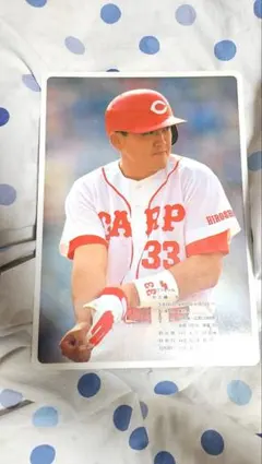 広島東洋カープ 江藤智 33 下敷き