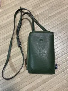 MACARONIC STYLE スマホショルダーバッグ ダークグリーン