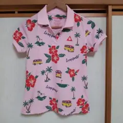 Le coq sportif ポロシャツ ピンク