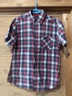 EDWIN 半袖チェックシャツ Mサイズ