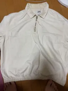 ZARA デニムハーフジップジャケットのサムネイル