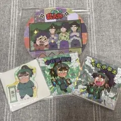 忍たま乱太郎マンチョコ シール コースター アクリミニ 中在家長次 七松小平太