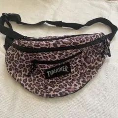 THRASHER ヒョウ柄 ボディバッグ