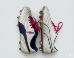 Puma サッカーシューズ ホワイト/ネイビー/ピンク