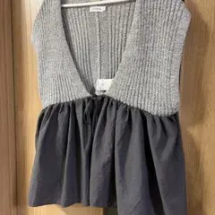 LEPSIM ニットベスト グレー F