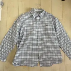 メンズ 長袖 チェックシャツ オックスフォード