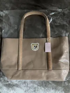フェイラー オールドテディ ワッペントートバッグ ベージュ 大 - メルカリ