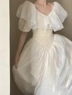 ドレス 白 ウェディングドレスにも カジュアルウエディング