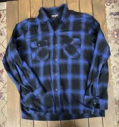サイズ5 RUDE GALLERY オンブレチェックネルシャツ