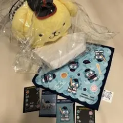 ポムポムプリン 抱き枕ぬいぐるみ 侍ジャパンＡ賞　ハンギョドンハンドタオル他