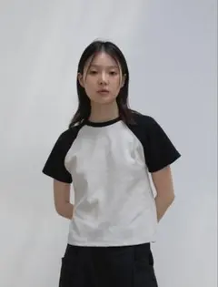 【OHOTORO】Scheme Raglan T-Shirt ラグランTシャツのサムネイル