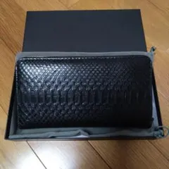 パイソン財布　本革　長財布
