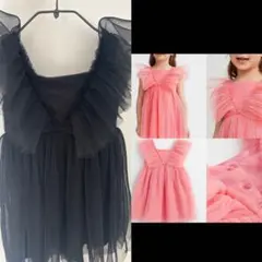 １度使用　H&M チュールドレス　ワンピ　結婚式誕生日　110センチ120センチ