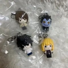 デスノート めじるしアクセサリー 夜神月 リューク　L メロ ４種セット