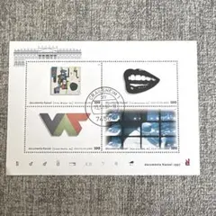 2088 【消印有：海外切手(ドイツ)】 現代アート 絵画 小型シート