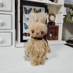ぬいぐるみ アーティストベア テディベア 海外作家様 気怠うさぎ 兎 元気なうさぎちゃん ぬいぐるみ 海外作家様 ハンドメイド 兎