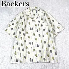 Backers  બેકર્સ 開襟襯衫 開領 棉質 古著 圖案