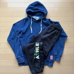 ATHLETA x TOMI-E アスレタ パーカー & パンツ 上下セット Ｌ