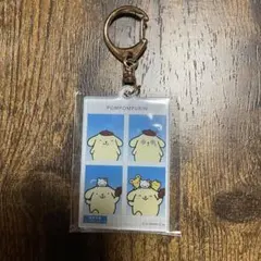 サンリオ　証明写真風キーホルダー　ポムポムプリン