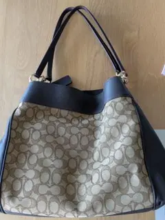 Coach ショルダーバッグ ベージュ/ブラック
