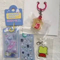 ボンボンドロップシール　ミニチュアチャーム　スシロー　コラボ　ポムポムプリン