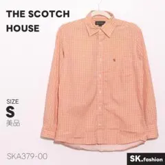 美品 THE SCOTCH HOUSE トップス シャツ 総柄 コットン生地