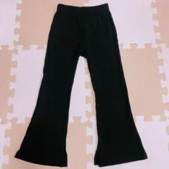 デビロック　リブ編み　フレアパンツ 110サイズ