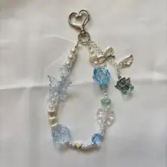 ビーズストラップ ビーズチャーム スクバチャーム 韓国 y2k