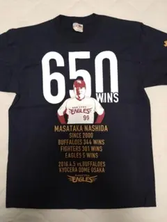 【新品未着用】楽天楽天イーグルス 梨田監督通算650勝記念Tシャツ XLサイズ
