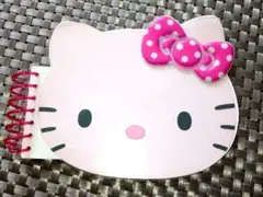 ✲平成レトロ✲ハローキティ ダイカット メモ 2008年希少 ノートカオ