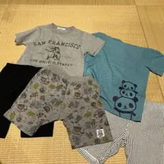 子供用Tシャツとショートパンツセット