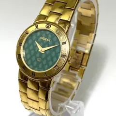 稼働 新品電池 GUCCI 3300L シェリー文字盤 腕時計 S000194のサムネイル