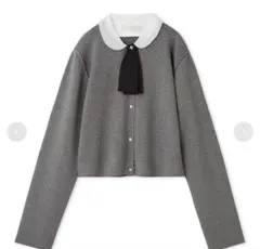 【まい様専用】CELFORD デタッチャブル総針カーディガン グレー