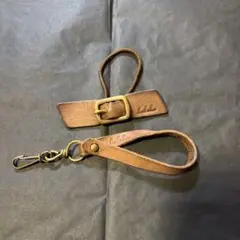 kulaha ツイストキーホルダーとヘアゴム　ダークブラウン