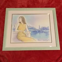 【原画】　塚本馨三　直筆サイン入り　イラスト　証明書あり　額装あり　美人画 2025年最新】塚本馨三の人気アイテム - メルカリ