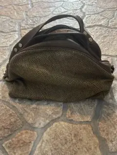 BORBONESE redwall ボルボネーゼ イタリア製 本革 ハンドバッグ