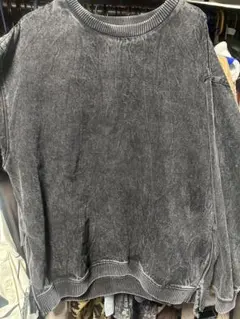 ダークグレー 無地 デニム　ZARA