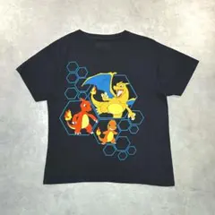 Y2K 00s ポケモン アニメ Tシャツ リザードン ブラック XSサイズのサムネイル
