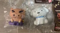 【点灯確認のみほぼ未使用】クレヨンしんちゃん ライトマスコット 2体セット
