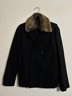 ルース　ライフアンダーゼン　Pコート　ジャケット　黒　2=L