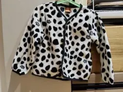 【ほぼ未使用】BABY DOLL ダルメシアン柄 フリースジャケット 110cm