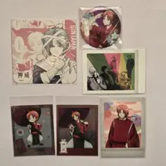 銀魂展 銀魂 神威 アートコースター ぱしゃこれ 缶バッジ他　まとめ売り