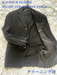 K.T POUR HOMME スリーピース メンズスーツ セットアップ 黒