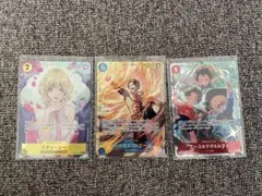 ワンピースカード ポートガス・D・エース SEC ステューシー パラレル　3枚