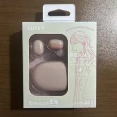 LUSVY BEANS ワイヤレスイヤホン 本体 Ruby Cacao Pink