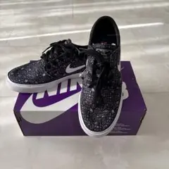 NIKE SB ２４cm スケートシューズ ブラック/ホワイト