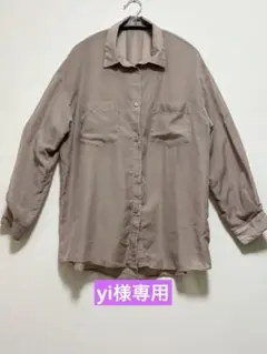 長袖シアーシャツ ダブルポケットのサムネイル