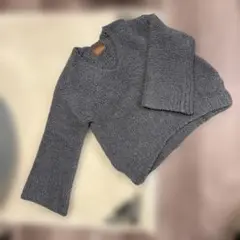 デザインワークス グレー ニットセーター 長袖 THE STORE by C'