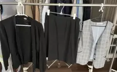 事務服　スーツセット　ベスト、スカート、カーディガン