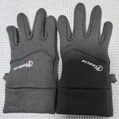 TYROLIA チロリア ブラック手袋 M 滑り止め付き